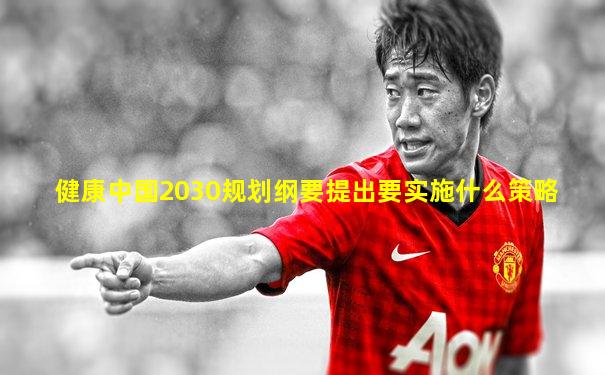健康中国2030规划纲要提出要实施什么策略
