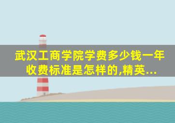 武汉工商学院学费多少钱一年收费标准是怎样的,精英...