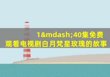 1—40集免费观看电视剧白月梵星玫瑰的故事