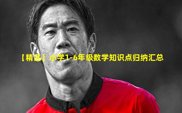 【精品】小学1-6年级数学知识点归纳汇总