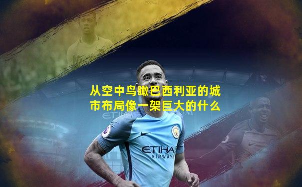 从空中鸟瞰巴西利亚的城市布局像一架巨大的什么