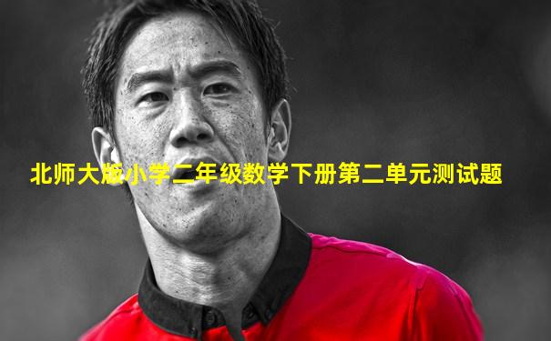 北师大版小学二年级数学下册第二单元测试题