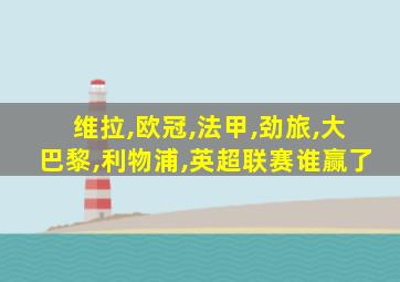 维拉,欧冠,法甲,劲旅,大巴黎,利物浦,英超联赛谁赢了