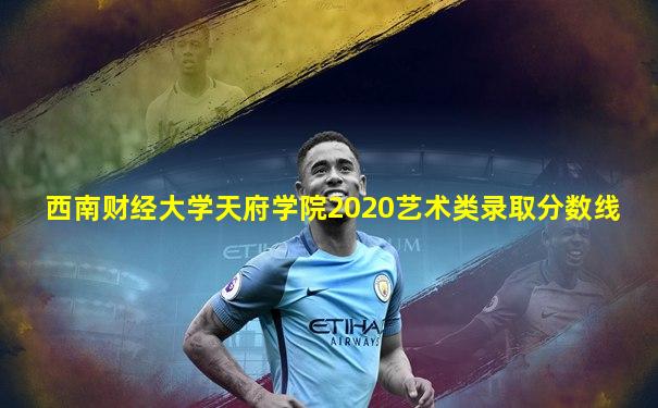 西南财经大学天府学院2020艺术类录取分数线