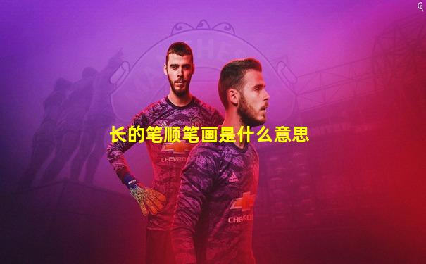 长的笔顺笔画是什么意思